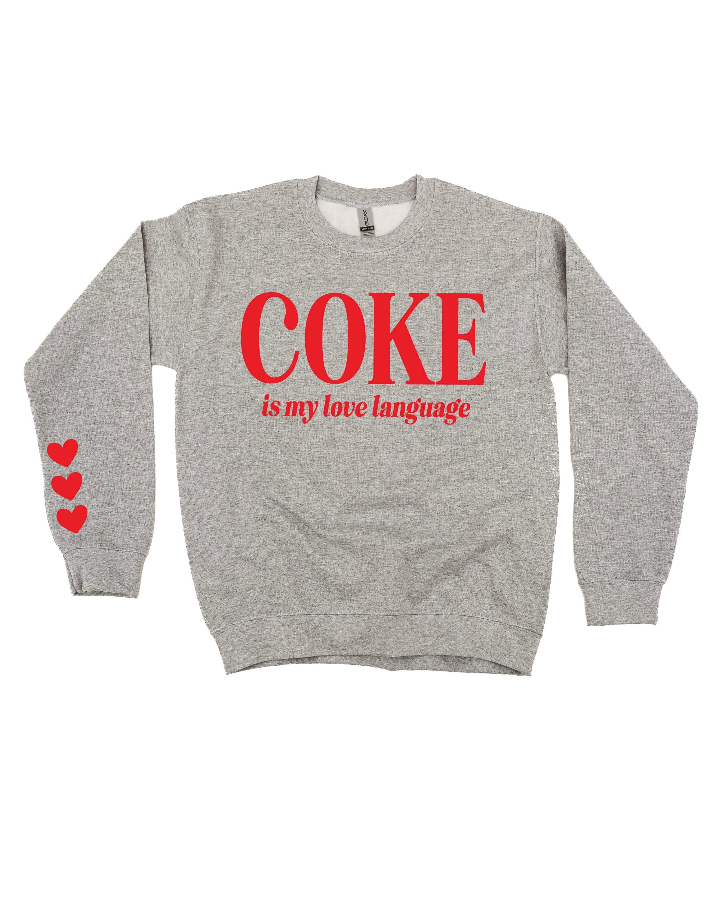 "_____" Is My Love Language (Choose Your Beverage) - Basic Fleece Little Mama Shirt Shop LLC