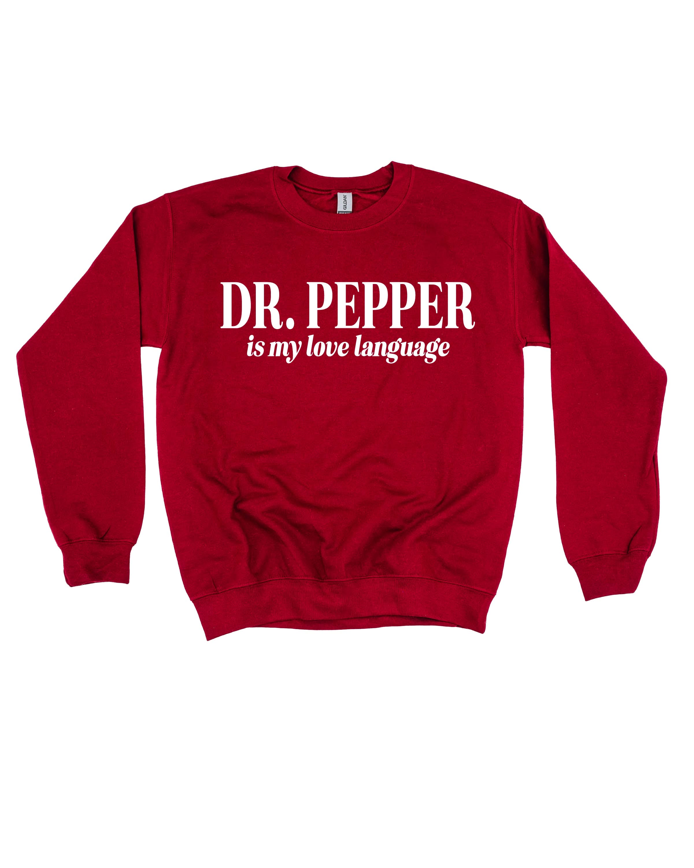 "_____" Is My Love Language (Choose Your Beverage) - Basic Fleece Little Mama Shirt Shop LLC