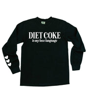 "_____" Is My Love Language (Choose Your Beverage) - Long Sleeve Comfort Colors Tee Little Mama Shirt Shop