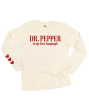 "_____" Is My Love Language (Choose Your Beverage) - Long Sleeve Comfort Colors Tee Little Mama Shirt Shop