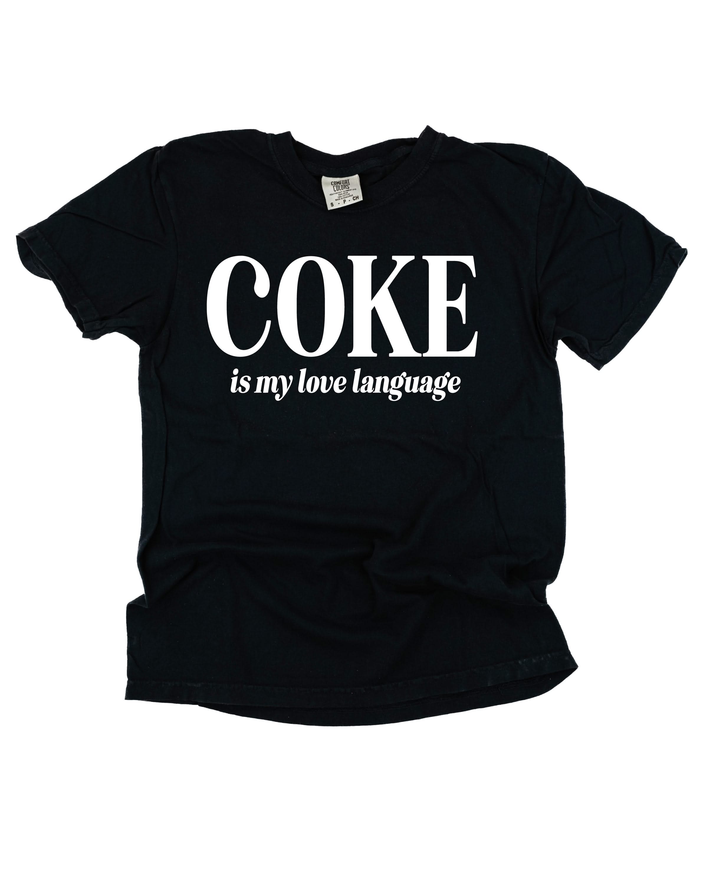"_____" Is My Love Language (Choose Your Beverage) - Comfort Colors Tee Little Mama Shirt Shop