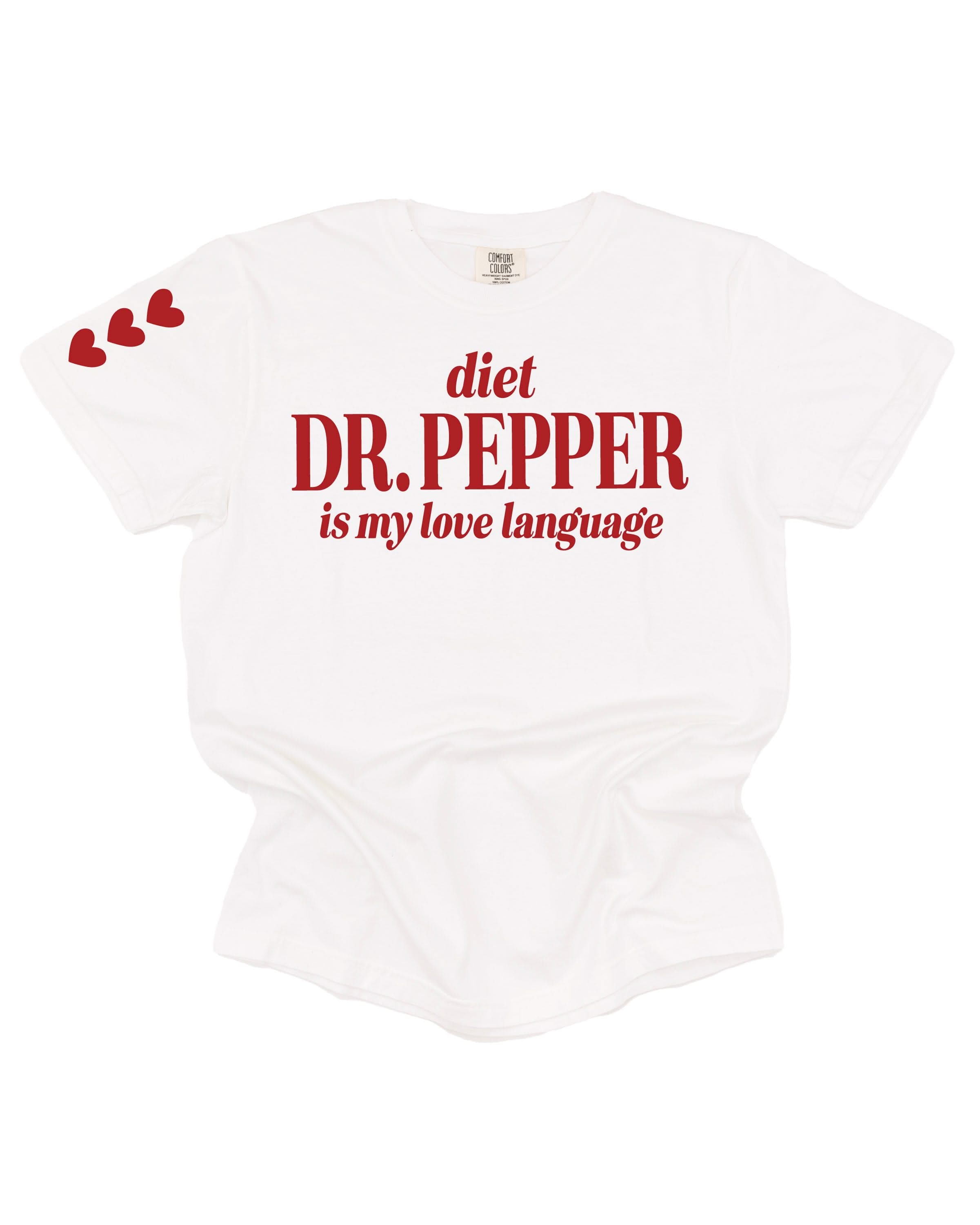 "_____" Is My Love Language (Choose Your Beverage) - Comfort Colors Tee Little Mama Shirt Shop