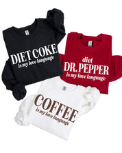 "_____" Is My Love Language (Choose Your Beverage) - Basic Fleece Little Mama Shirt Shop LLC