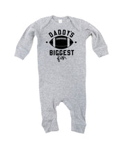Daddy's Biggest Fan - (Choose your Sport) - Infant Sleeper Little Mama Shirt Shop