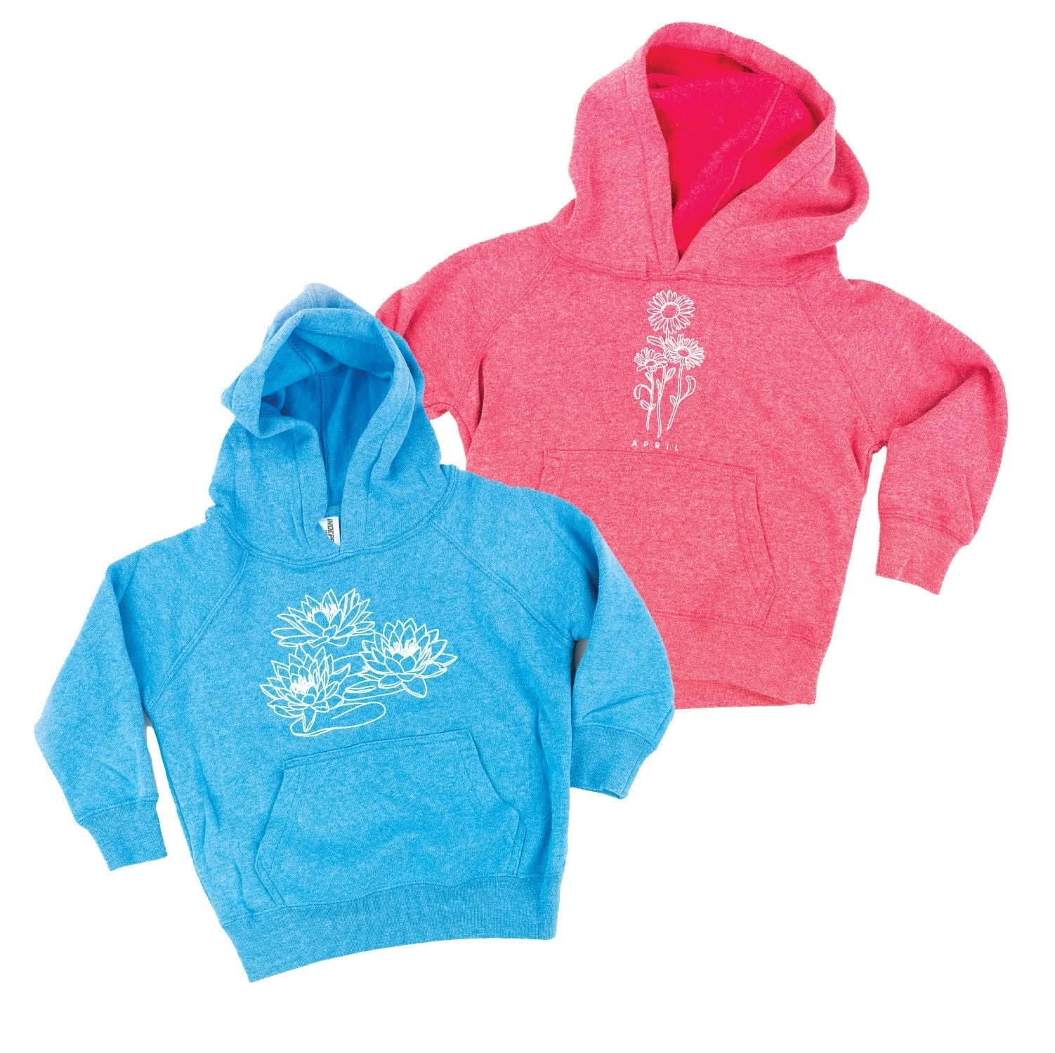 Birth Flowers (Choose Your Month/Flower) - Child HOODIE Little Mama Shirt Shop LLC