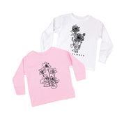Birth Flowers (Choose Your Month/Flower) - Child LONG SLEEVE Tee Little Mama Shirt Shop