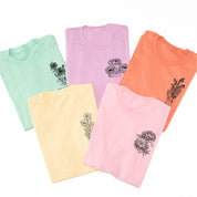 Birth Flowers (Choose Your Month/Flower) - Unisex Tee Little Mama Shirt Shop