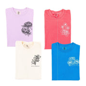 Birth Flowers (Choose Your Month/Flower) - Comfort Colors Tee Little Mama Shirt Shop