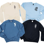 Birth Flowers (Choose Your Month/Flower) - BASIC Fleece Little Mama Shirt Shop LLC