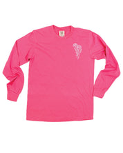 Birth Flowers (Choose Your Month/Flower) - Long Sleeve Comfort Colors Tee Little Mama Shirt Shop