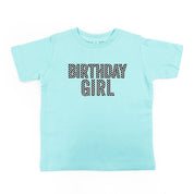 Birthday Girl - Block Font Checkers - Child Tee Little Mama Shirt Shop