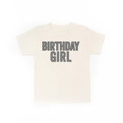 Birthday Girl - Block Font Checkers - Child Tee Little Mama Shirt Shop