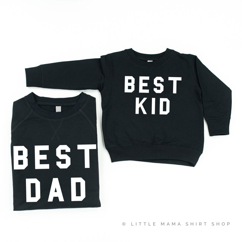 BEST DAD / KID - Set of 2 Matching Sweaters