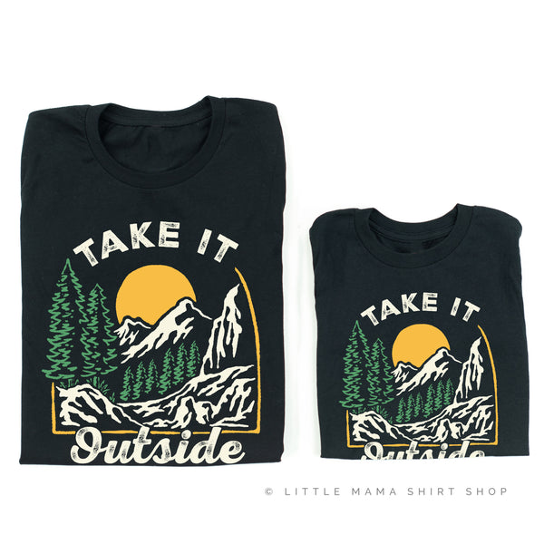 Take It Outside - Set of 2 BLACK Shirts