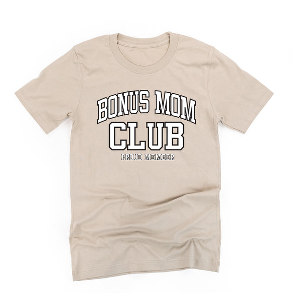 Varsity Style - BONUS MOM Club - Proud Member - Unisex Tee