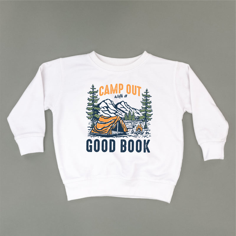 Camp Out with a Good Book - Child Sweater