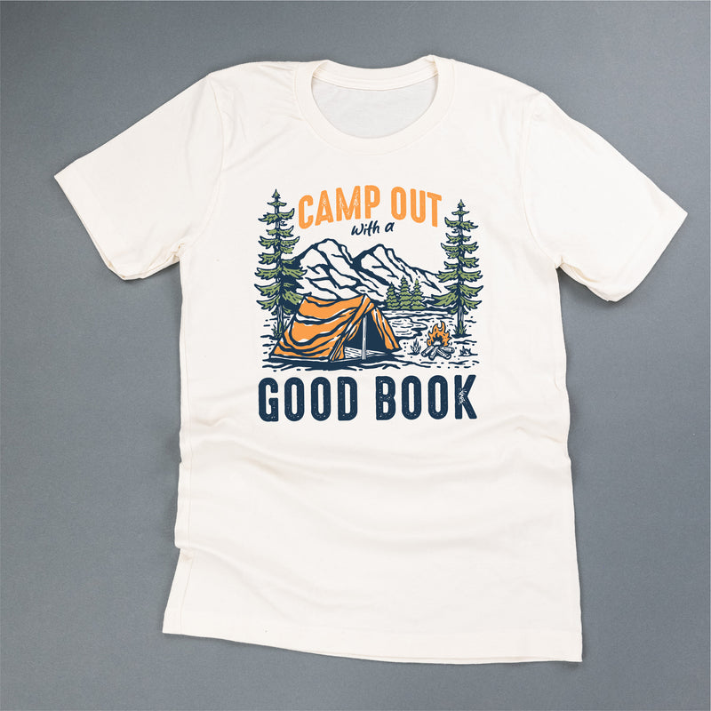 Camp Out with a Good Book - Unisex Tee
