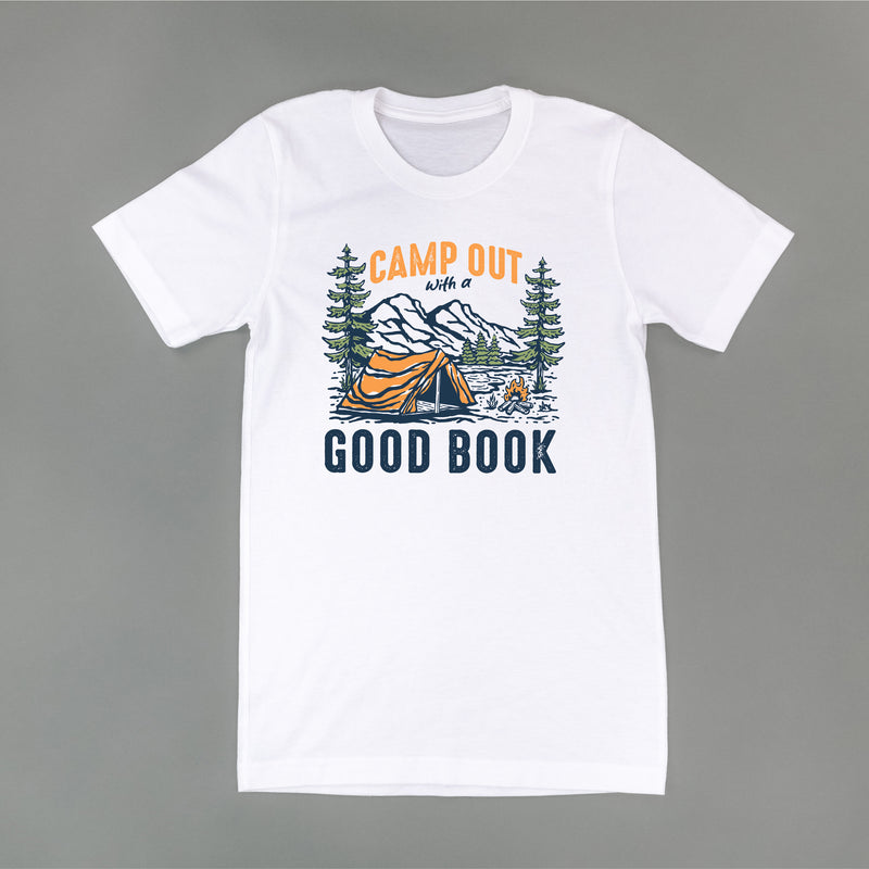 Camp Out with a Good Book - Unisex Tee