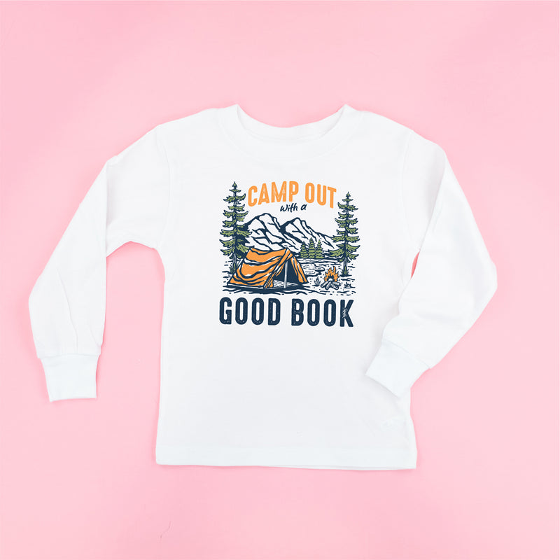 Camp Out with a Good Book - Long Sleeve Child Shirt