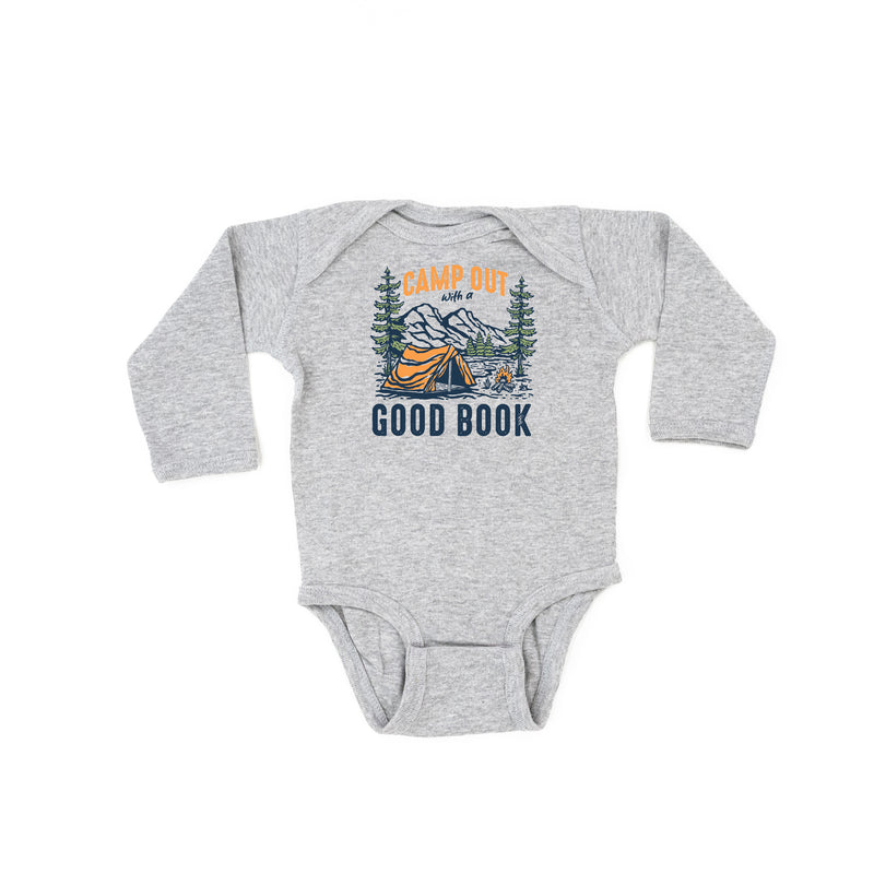 Camp Out with a Good Book - Long Sleeve Child Shirt