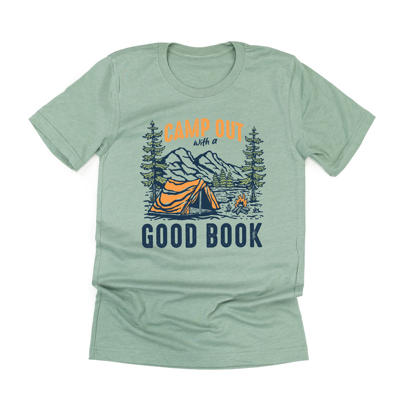 Camp Out with a Good Book - Unisex Tee