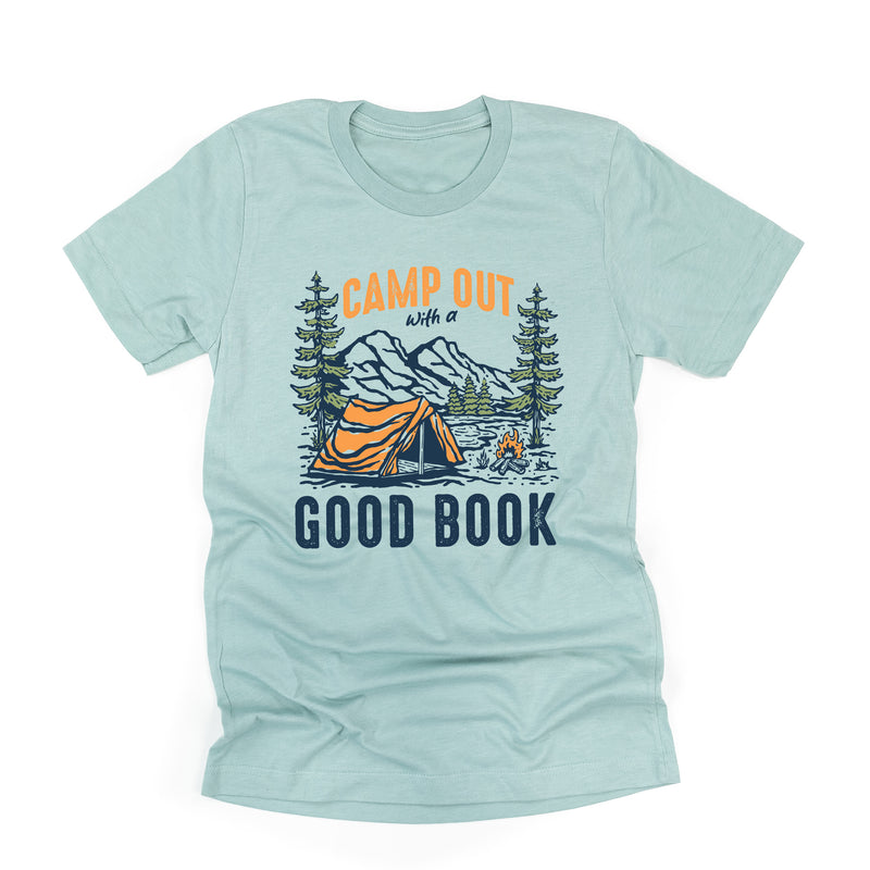 Camp Out with a Good Book - Unisex Tee