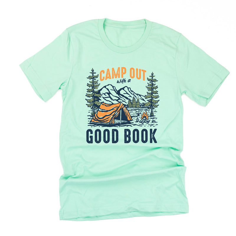 Camp Out with a Good Book - Unisex Tee