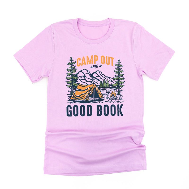 Camp Out with a Good Book - Unisex Tee