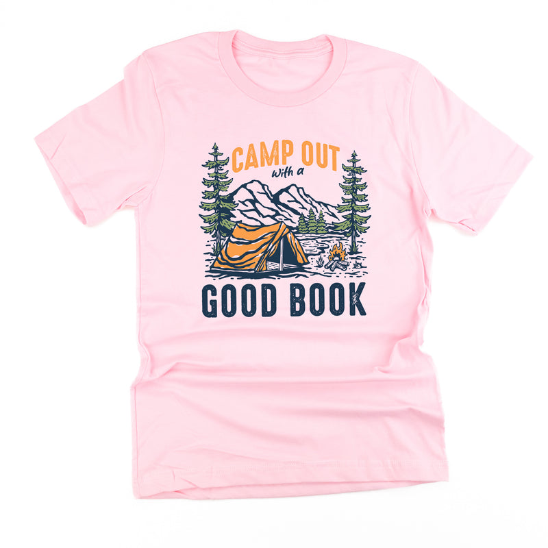 Camp Out with a Good Book - Unisex Tee