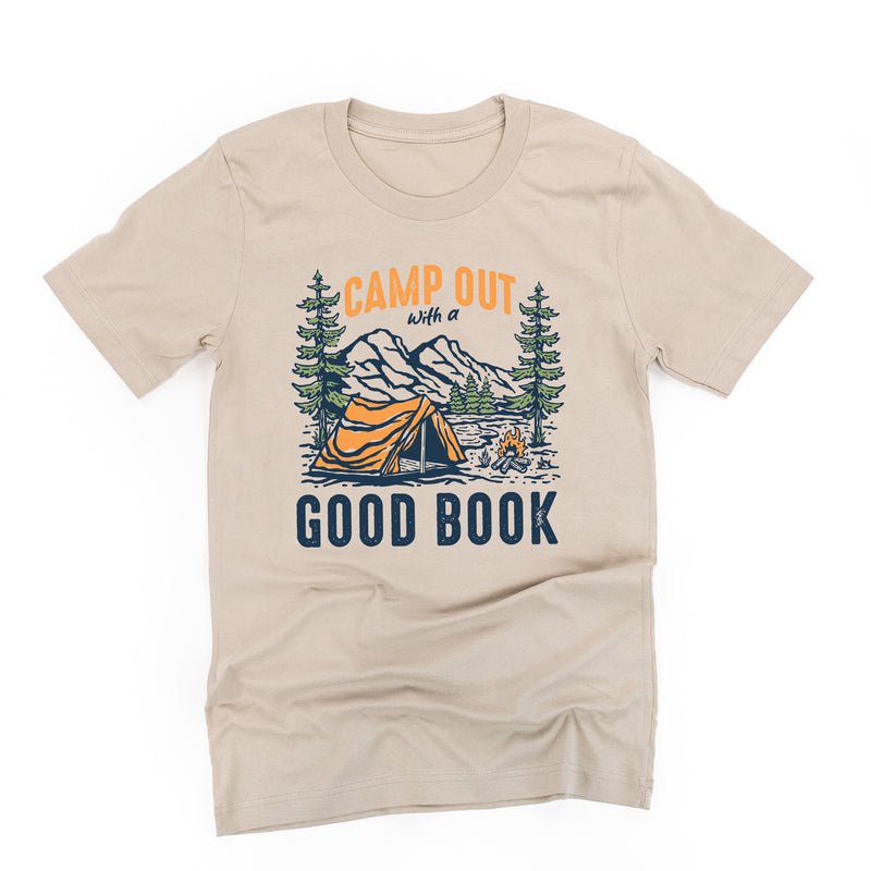 Camp Out with a Good Book - Unisex Tee