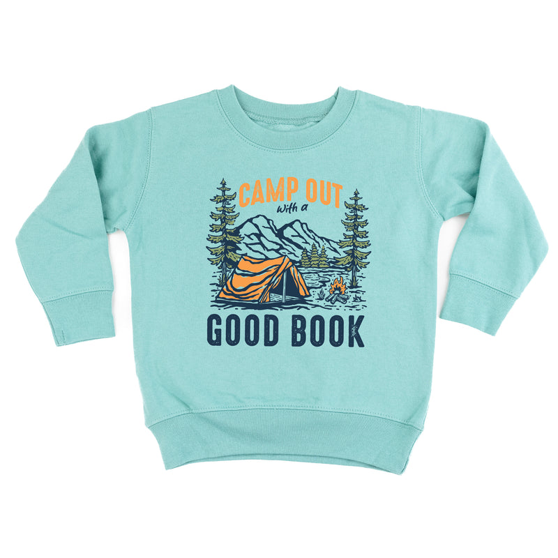 Camp Out with a Good Book - Child Sweater