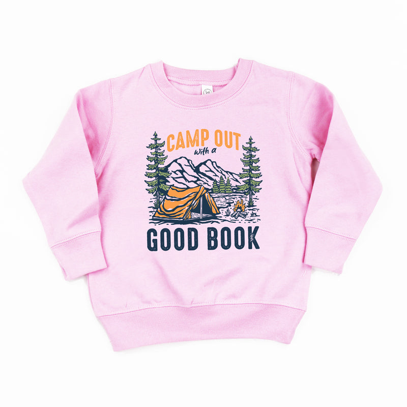 Camp Out with a Good Book - Child Sweater