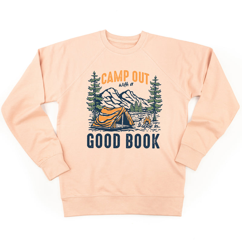 Camp Out with a Good Book - Lightweight Pullover Sweater