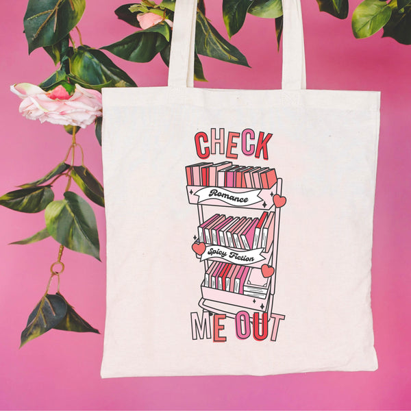 Book Tote - Check Me Out