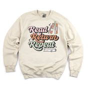 Read Return Repeat - BASIC FLEECE CREWNECK Little Mama Shirt Shop LLC
