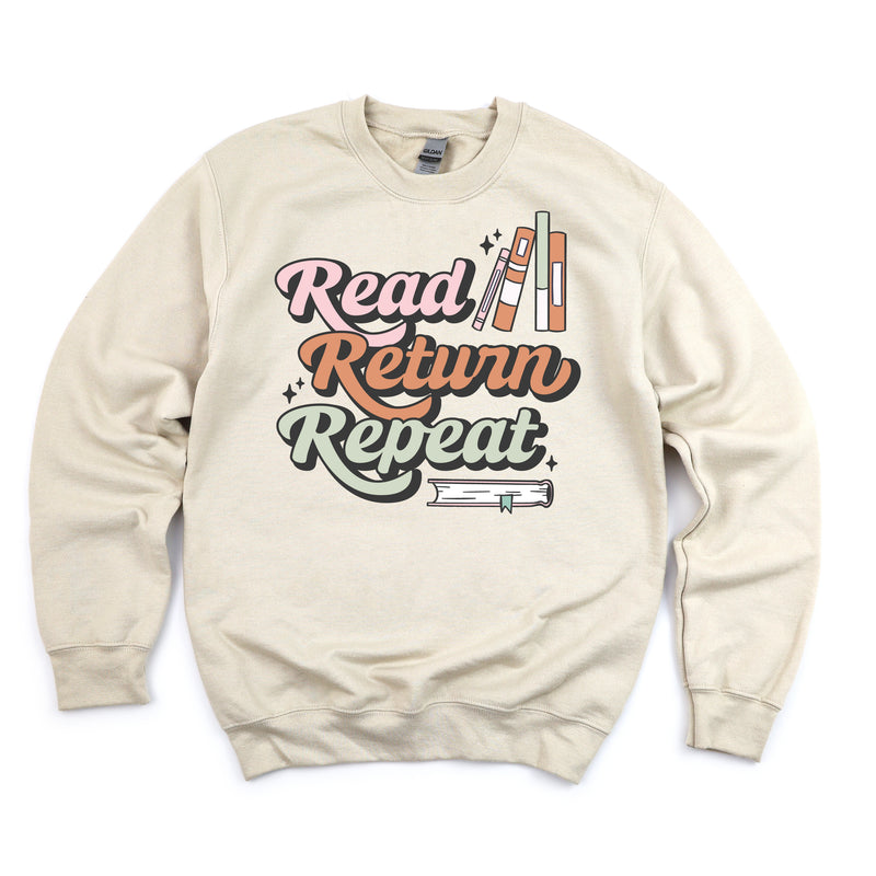 Read Return Repeat - BASIC FLEECE CREWNECK