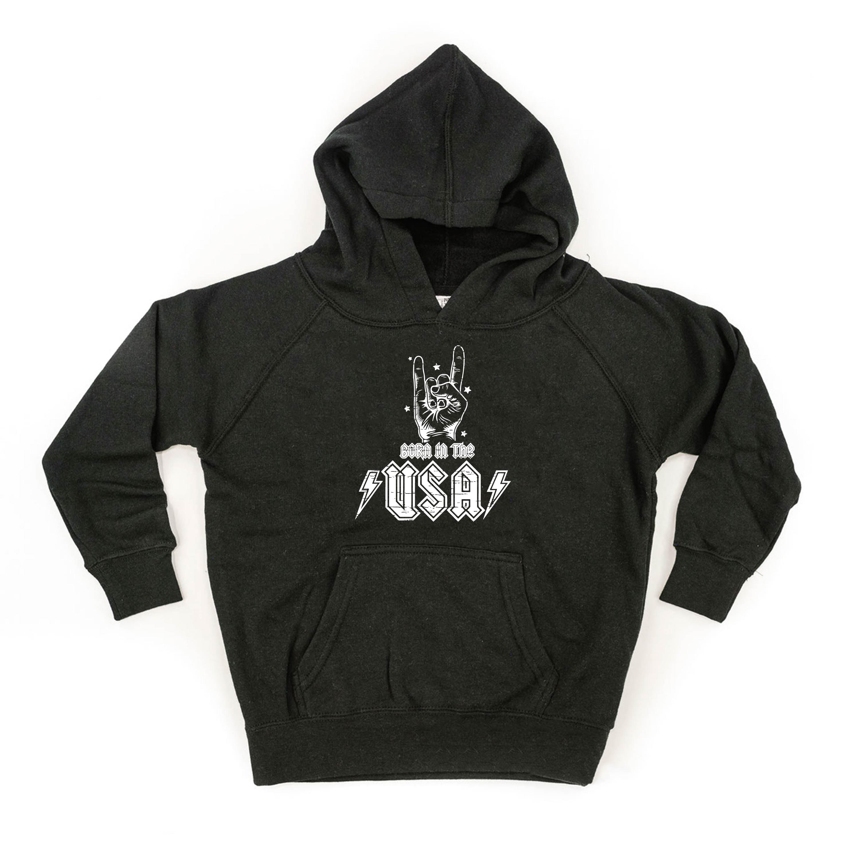 Born In The USA - Child HOODIE Little Mama Shirt Shop LLC