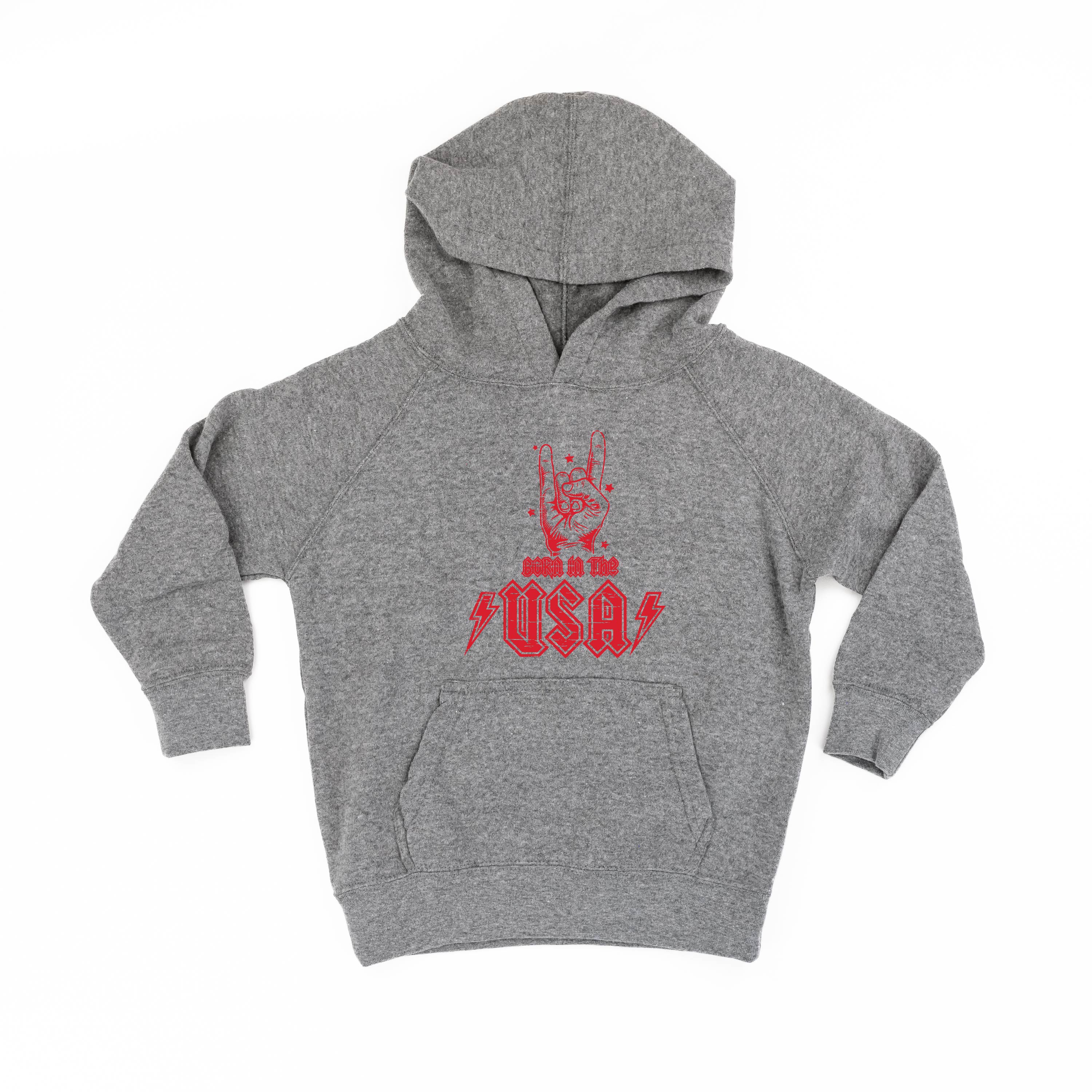Born In The USA - Child HOODIE Little Mama Shirt Shop LLC