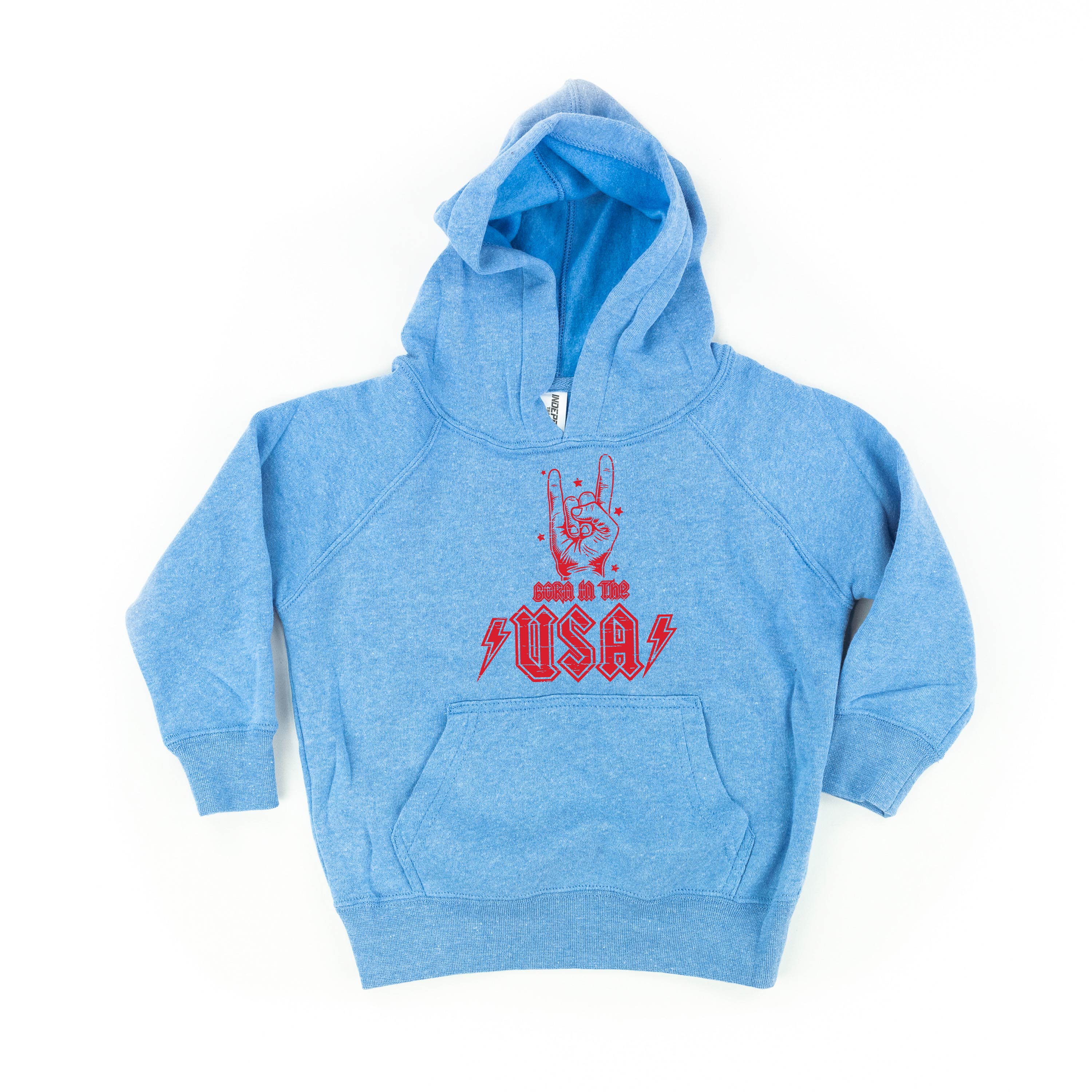Born In The USA - Child HOODIE Little Mama Shirt Shop LLC
