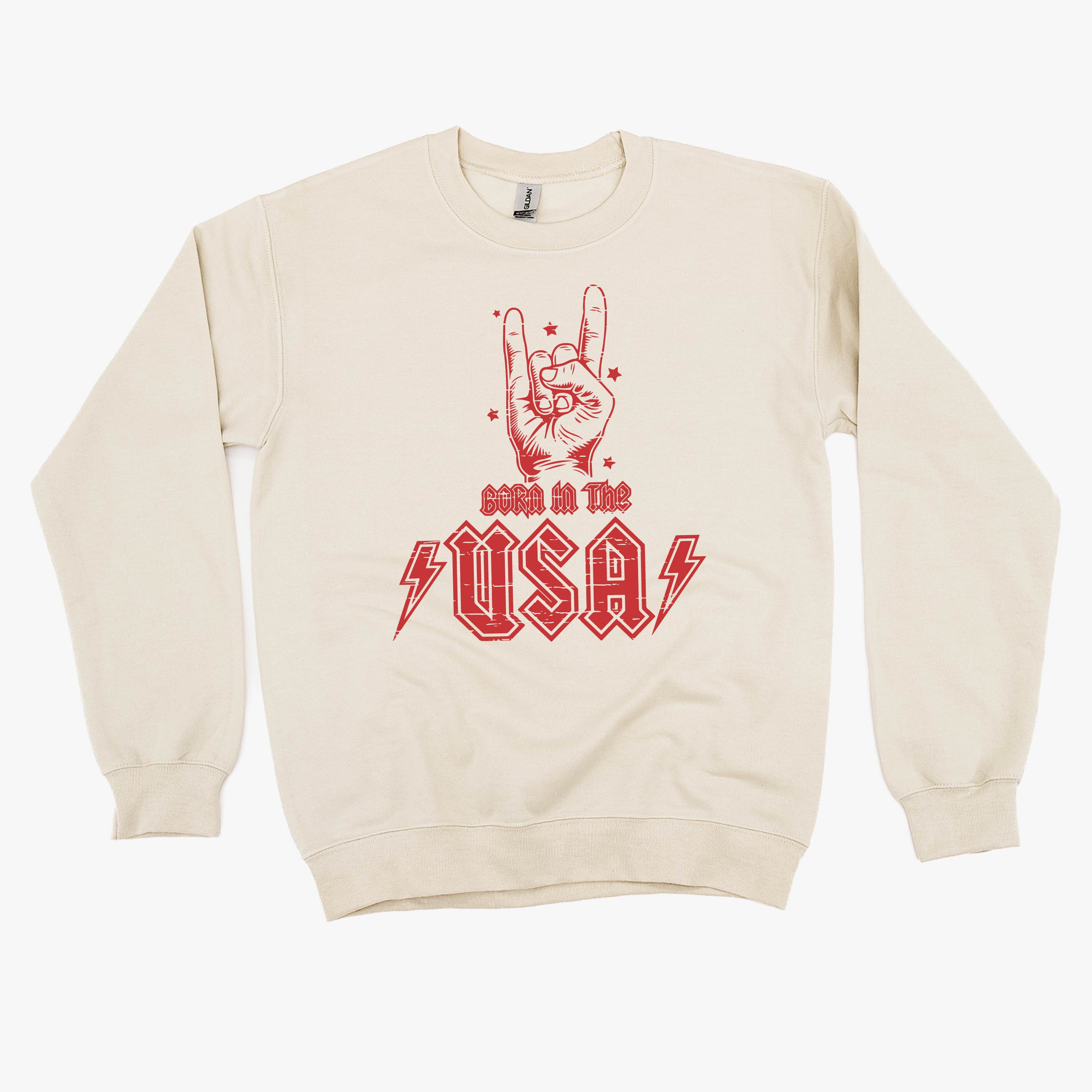 Born In The USA - BASIC Fleece Little Mama Shirt Shop LLC