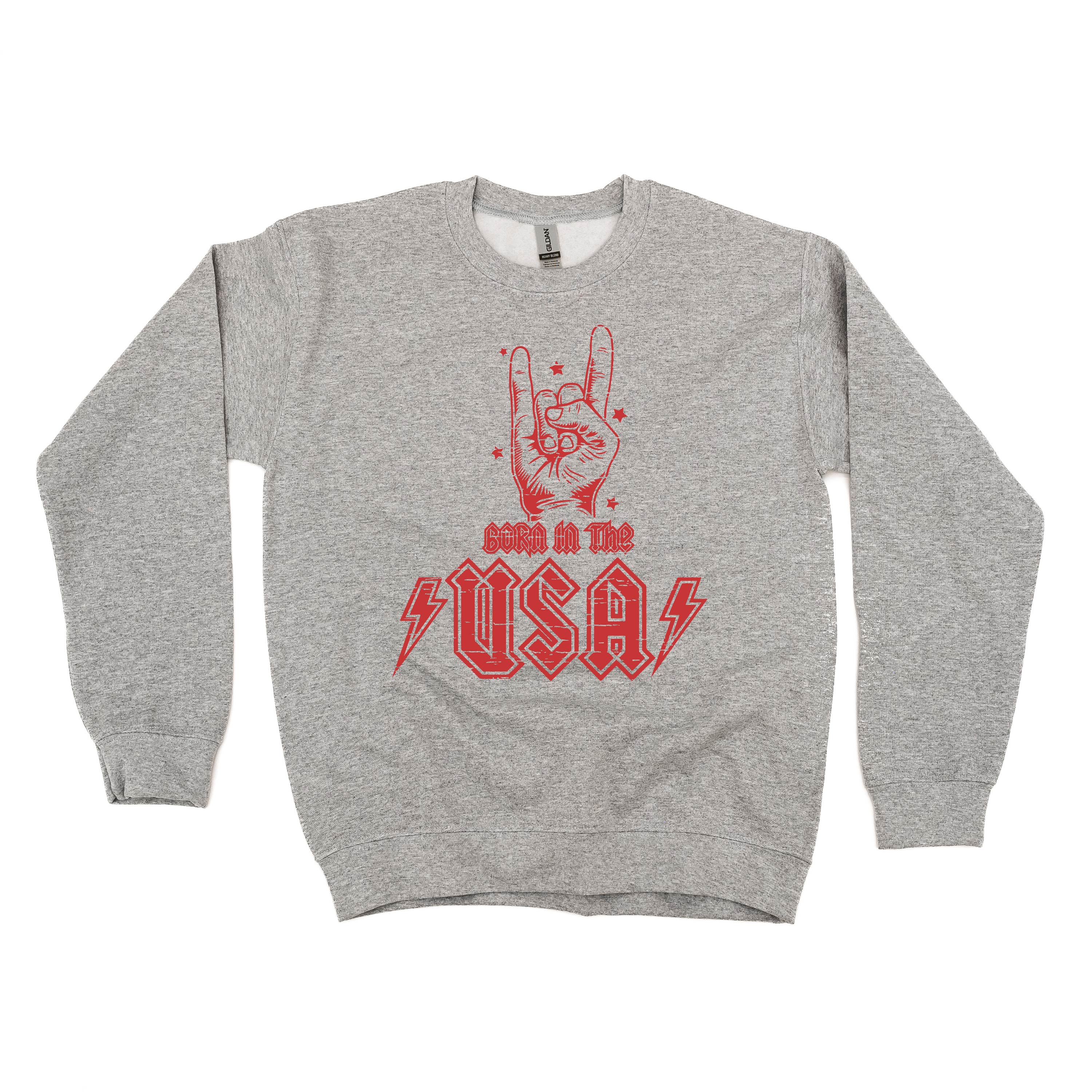 Born In The USA - BASIC Fleece Little Mama Shirt Shop LLC
