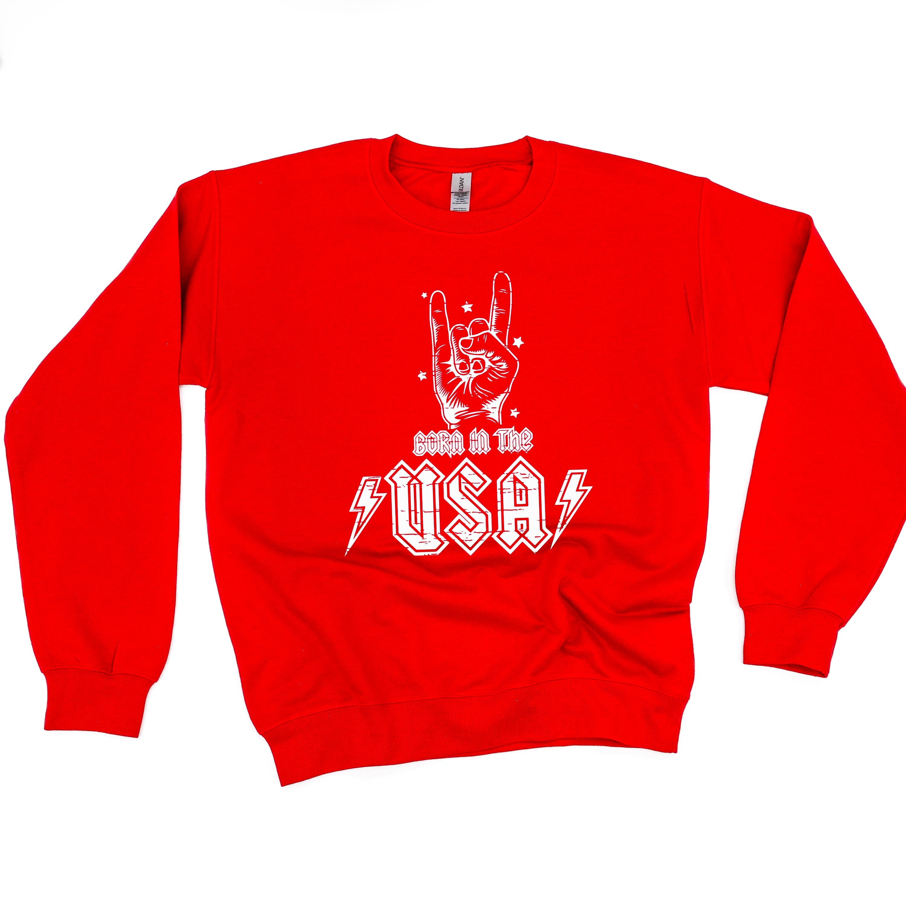 Born In The USA - BASIC Fleece Little Mama Shirt Shop LLC
