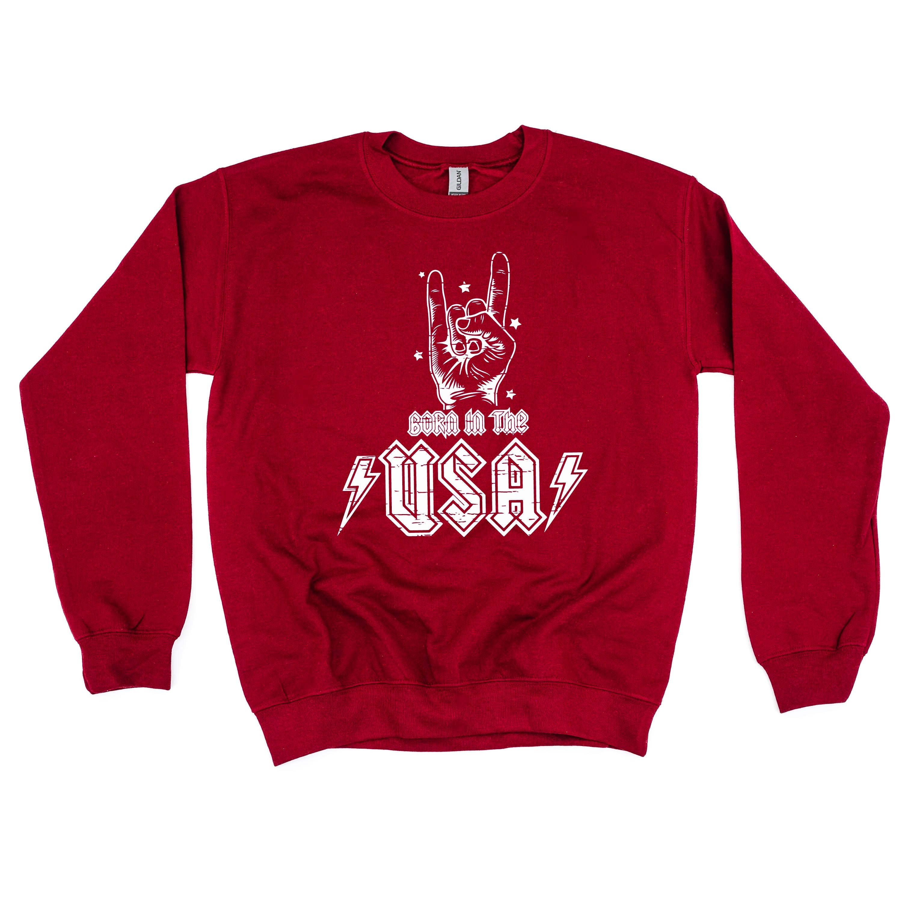 Born In The USA - BASIC Fleece Little Mama Shirt Shop LLC