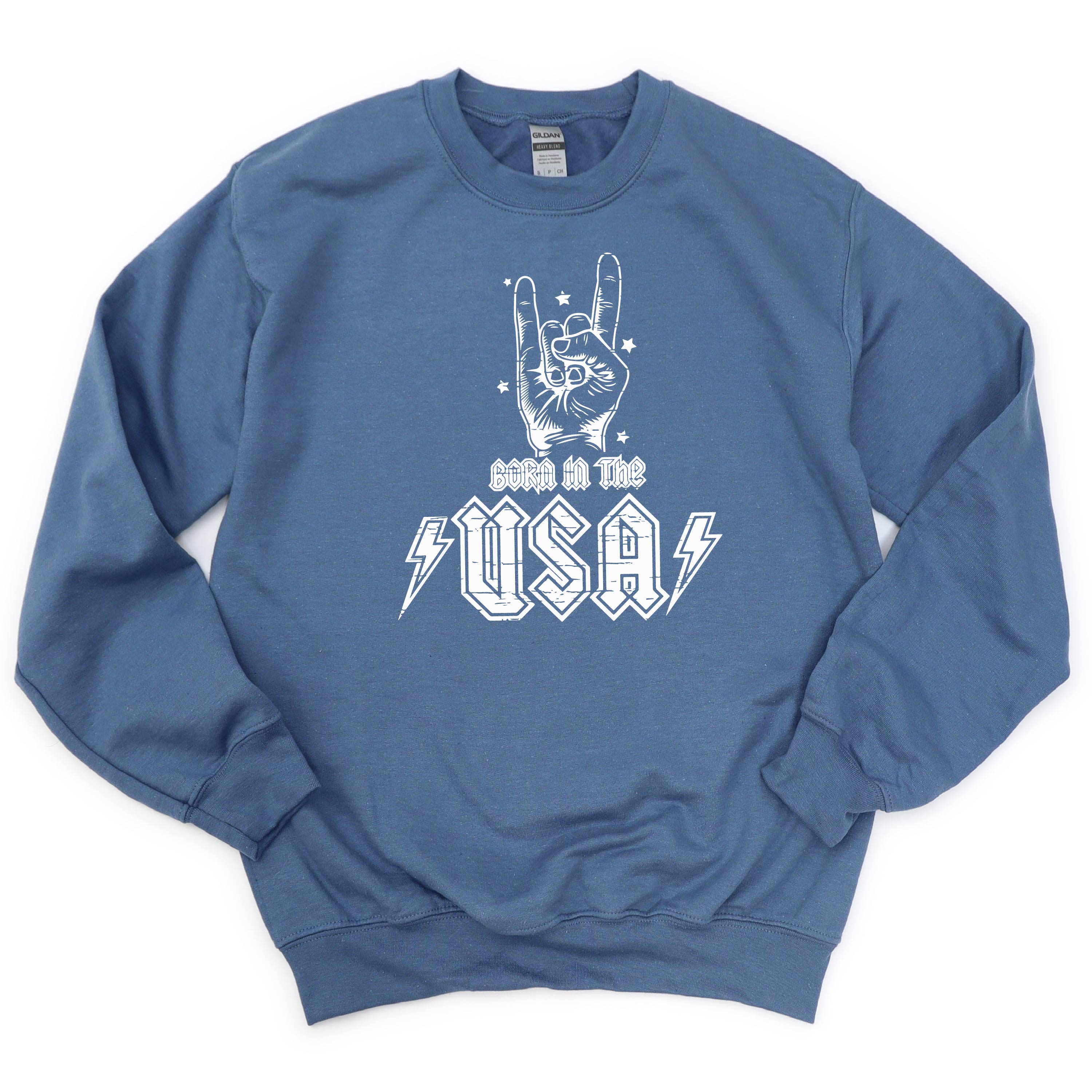 Born In The USA - BASIC Fleece Little Mama Shirt Shop LLC