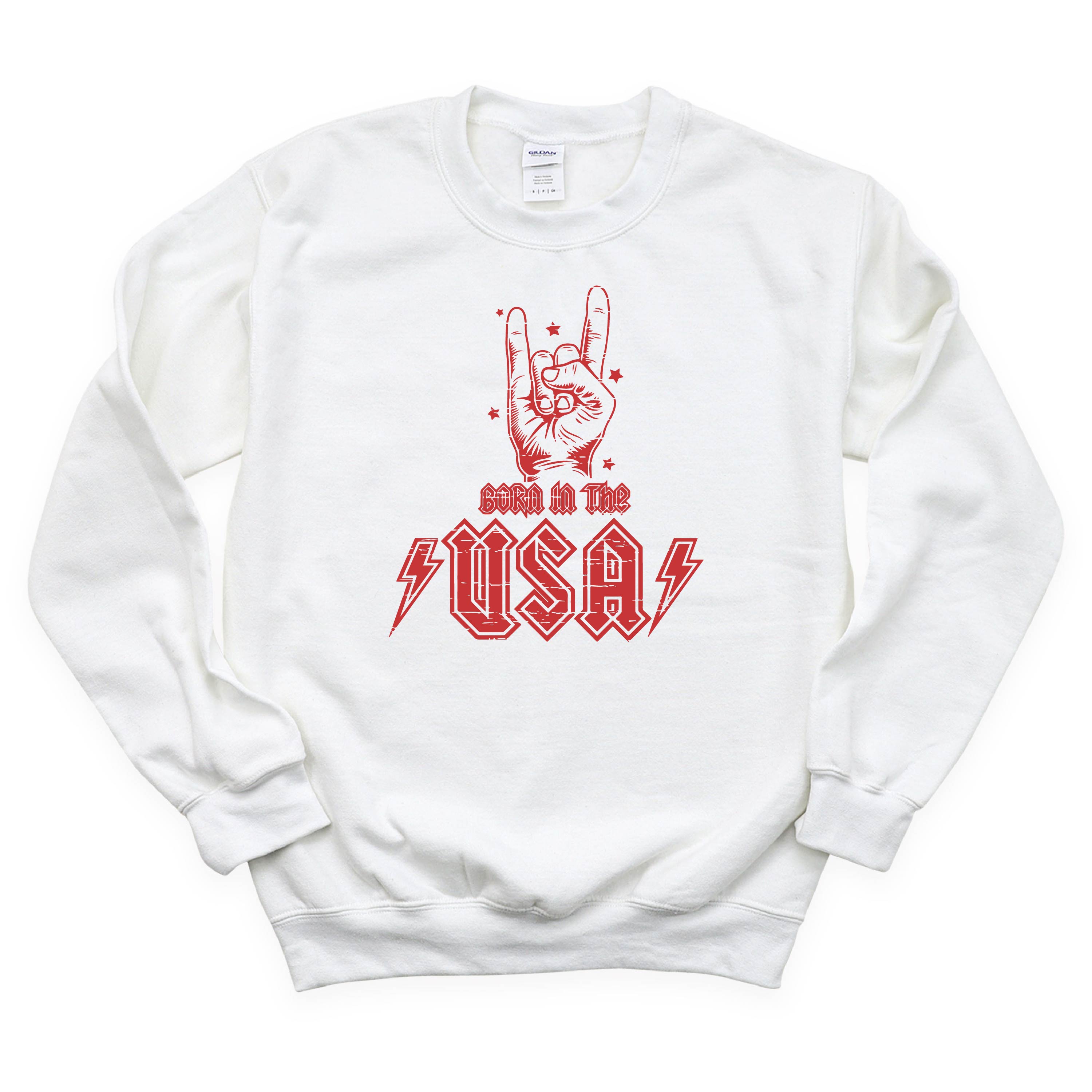 Born In The USA - BASIC Fleece Little Mama Shirt Shop LLC
