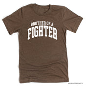 Brother of a Fighter - Varsity - Unisex Tee Little Mama Shirt Shop