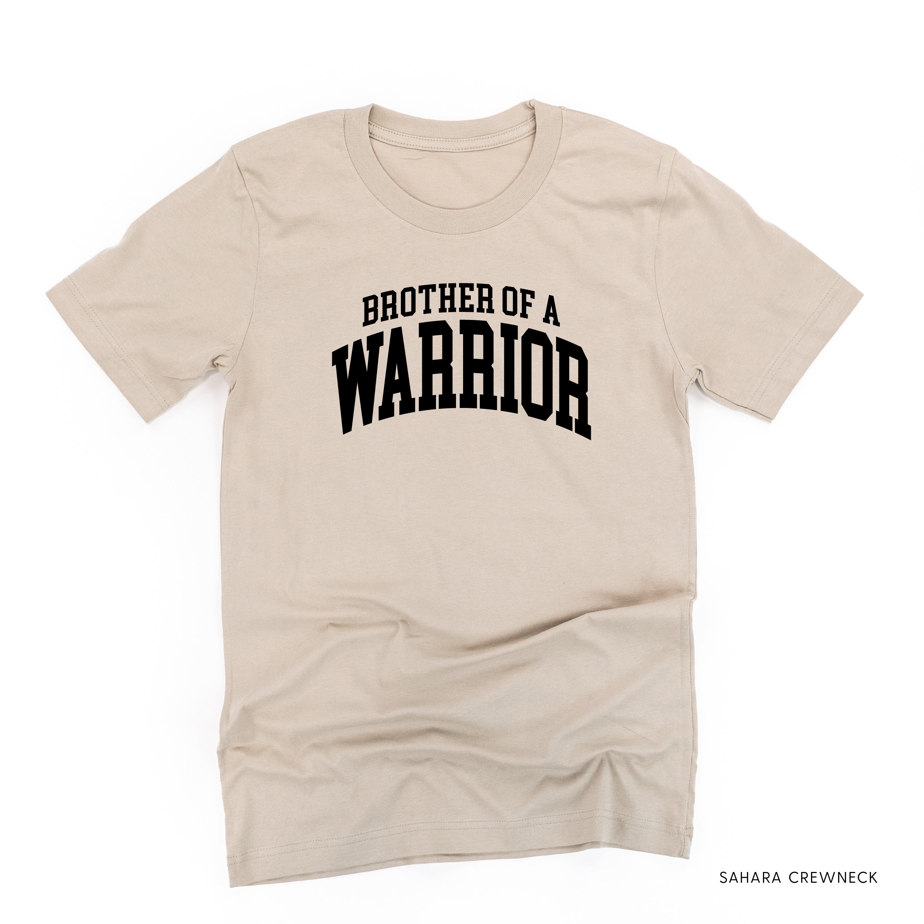 Brother of a Warrior - Varsity - Unisex Tee Little Mama Shirt Shop