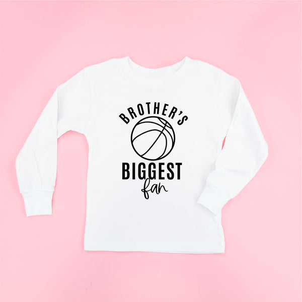 Brother's Biggest Fan - (Basketball) - Long Sleeve Child Shirt