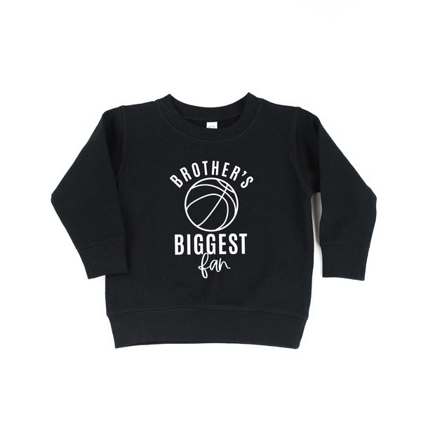 Brother's Biggest Fan - (Basketball) - Child Sweater
