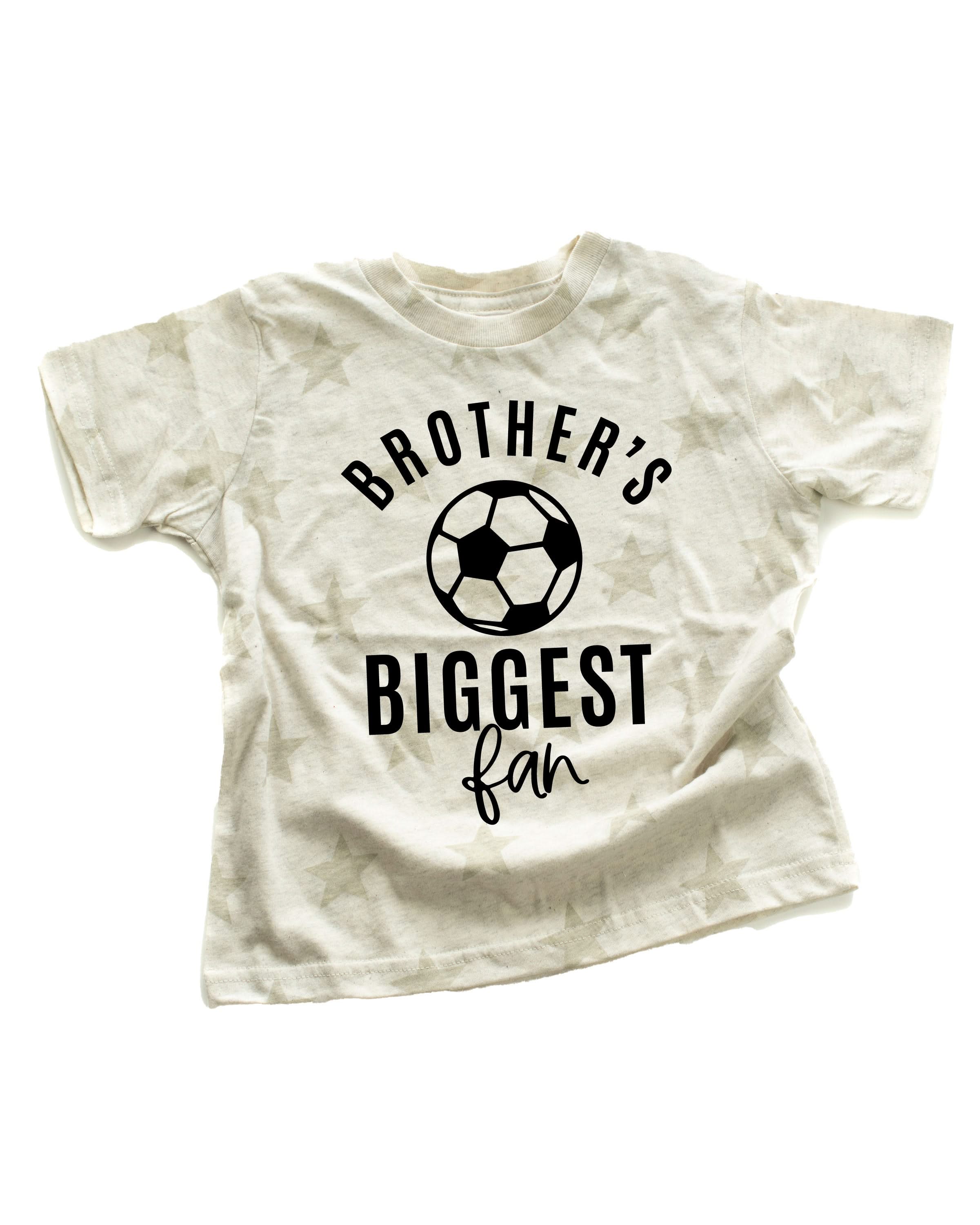 Brother's Biggest Fan - (Choose Your Sport) - Child STAR Tee Little Mama Shirt Shop